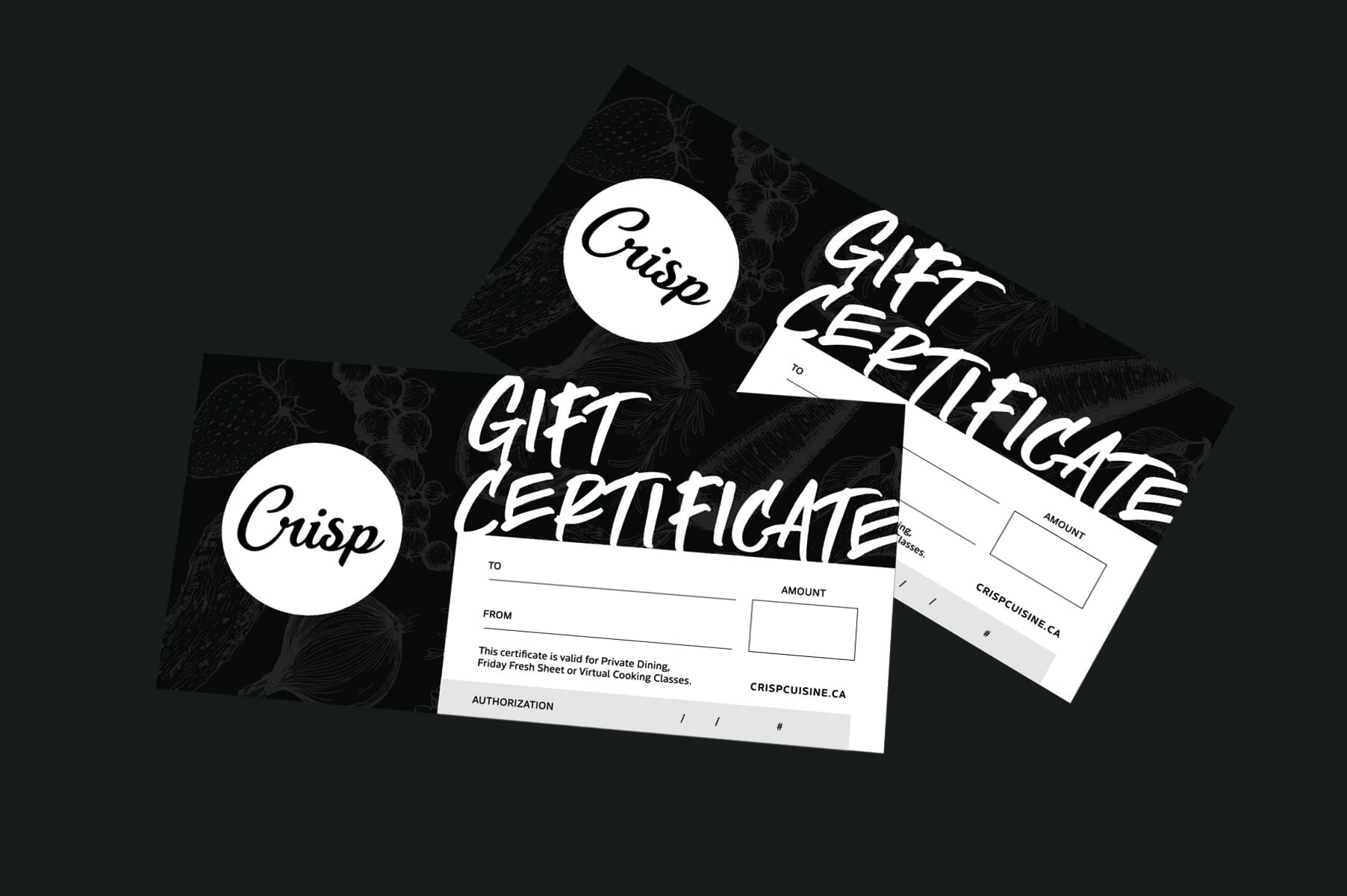 Crisp Cuisine Gift Certificate